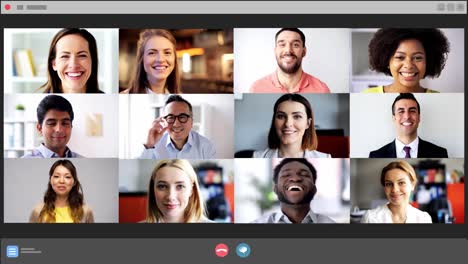 Diverse-man-group-of-business-people-having-online-business-conference-video-call-on-tv-screen-monit.Diverse-male-group-of-business-people-having-online-business-conference-video-call-on-tv-screen-monitor-in-board-meeting-room.-Slow-motion